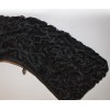 Cuello KARAKUL para abrigos de oficiales rusos negro y gris.